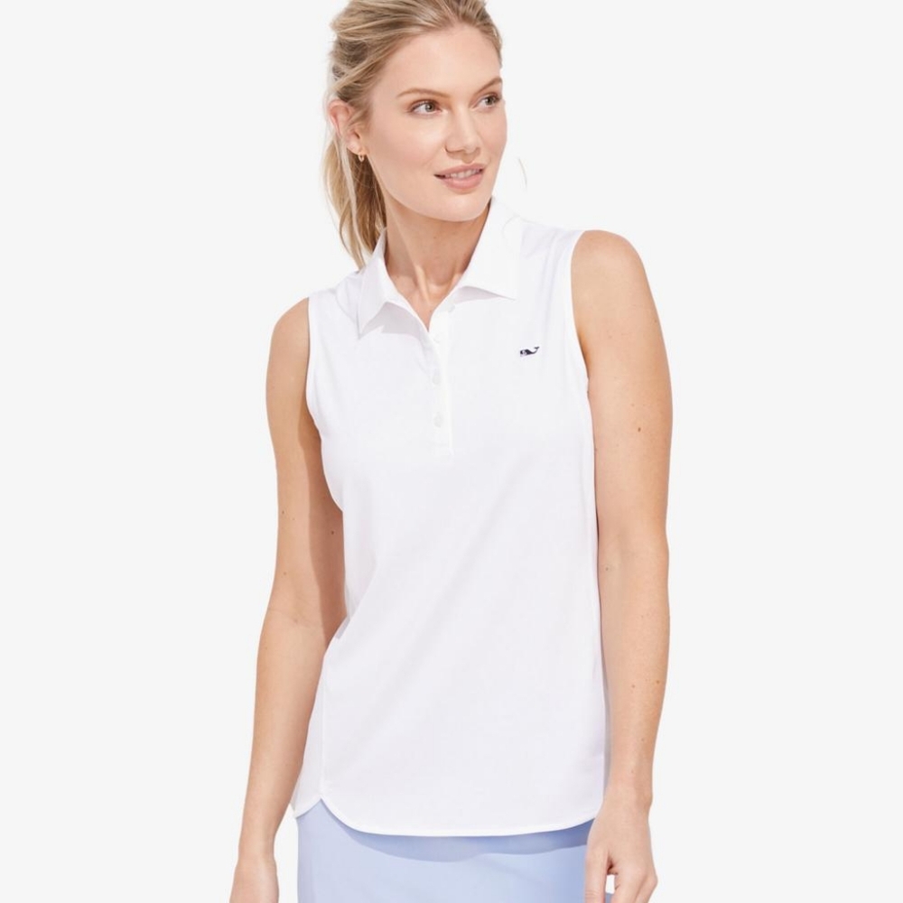 Girls Sleeveless Polo